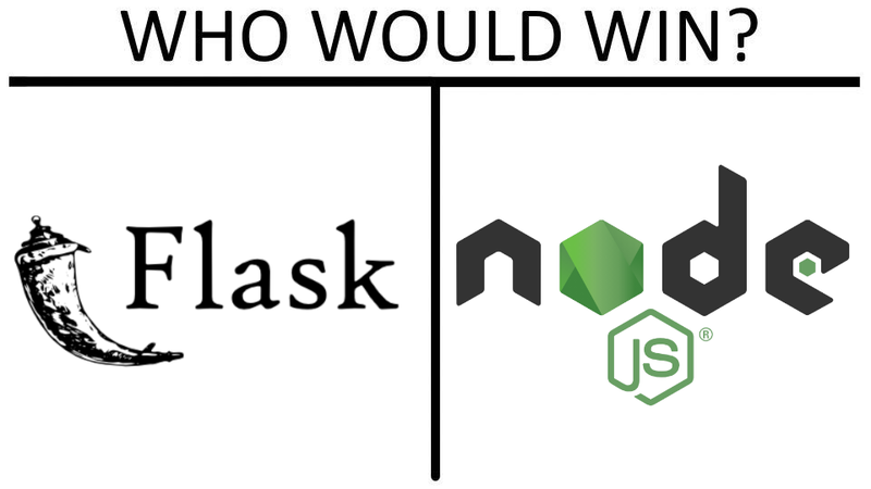 Flask vs node