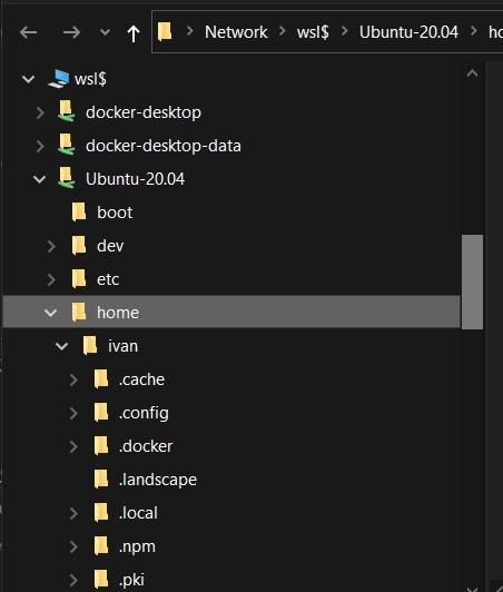 WSL 2 filesystem as network drive