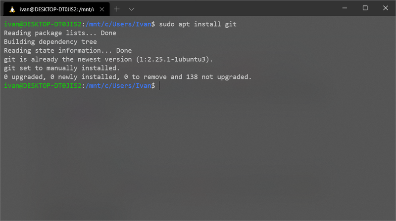 Windows Terminal screenshot
