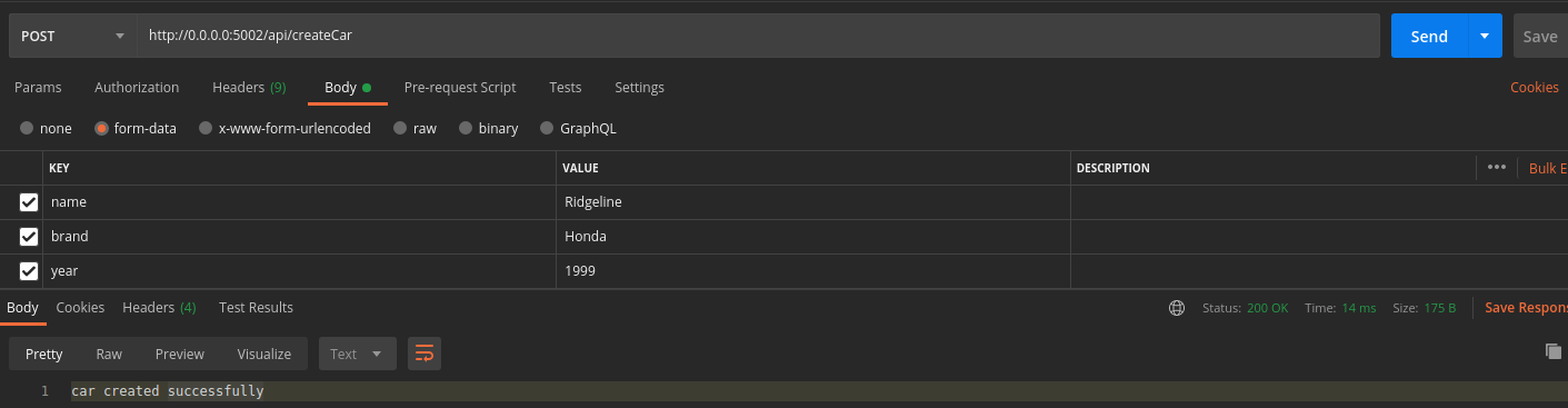 CRUD in python [Simplest example]