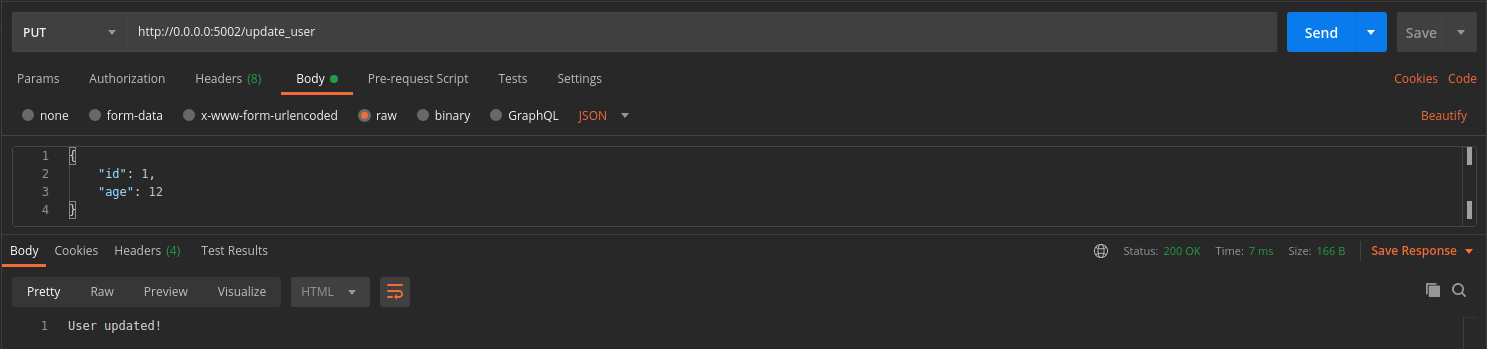 CRUD in python [Simplest example]